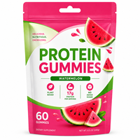 Gummies protéinés végétaux de qualité export 17g sans sucre ajouté pour les marchés US et UE – Soutien vitalité musculaire – Vente en gros