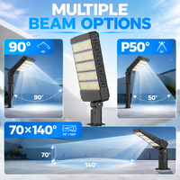 Projecteur LED modulaire remplaçable 500W 600W avec driver Inventronics, personnalisé en usine pour solution d'éclairage de chantier routier