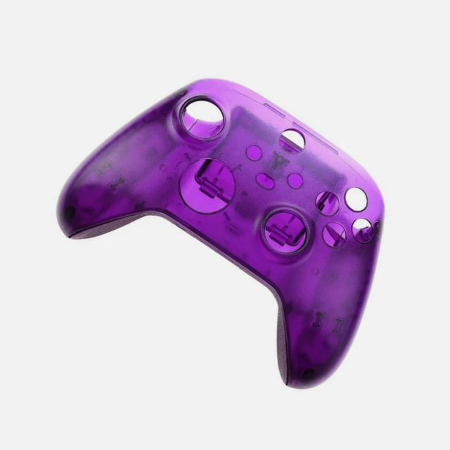Clear Front Back Case Shell for Xbox Series X S Controller Replacement Housing Faceplate Shell Case