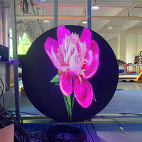 Écran LED circulaire intérieur de 28''/700 mm de diamètre, 4 mm, pour magasin de détail et affichage d'accueil avec graphiques et SDK