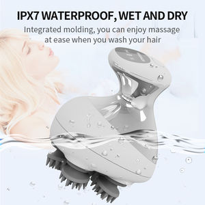 Masajeador Eléctrico de Cabeza, Masajeador Eléctrico Portátil para el Cuero Cabelludo, Masajeador de Cabeza Recargable con Calor, Impermeable IPX7, para una Relajación Profunda - Product Image 3