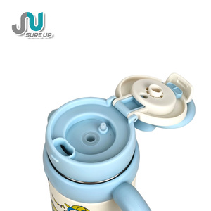 Botella de Agua Infantil de Acero Inoxidable de 800 ml con Boquilla para Beber Directamente, Aislamiento de Doble Pared, Asa de Transporte Fácil - Product Image 5