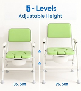 Robust Structure Aluminum Stable With Armrest Rustproof Elderly Disabled <b>Shower</b> <b>Chair</b> - Product Image 2