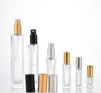 Flacon de parfum en verre de luxe carré, vide, rechargeable, personnalisé, de 5 ml, 10 ml, 20 ml, 30 ml, 50 ml, 100 ml, fabriqué par le fabricant