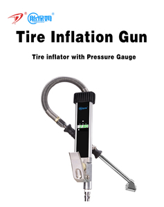 Portable Tyre Gage Tire Air Gauge With Rubber Hose Heavy Duty 1/4" for <b>Car</b> Trunk Motorcycles DP-704 DP-704 Digital Tire - Product Image 6