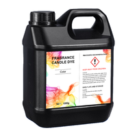 Colorant liquide pour bougies à haute concentration, 1 kg, multicolores, colorant personnalisé pour la fabrication de bougies en cire de soja et de cire de noix de coco