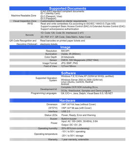 Lector de Pasaportes y Tarjetas de Identificación Independiente de Alta Velocidad SCANSMART con Inteligencia Artificial Integrada para Aeropuertos - Product Image 3