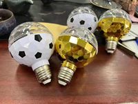 Zhongshan-bombilla Led de multivoltaje, FOCO de Luz led de 110V y 220V para fútbol, FOCO para DJ, plegable, para el hogar