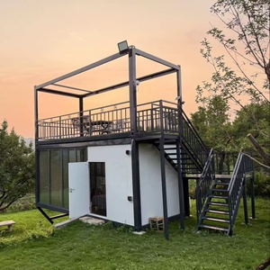 Maison préfabriquée modulaire à deux étages en conteneur, maison pliante, maison mobile, petite maison, petit appartement, personnalisable et à bas prix - Product Image 1