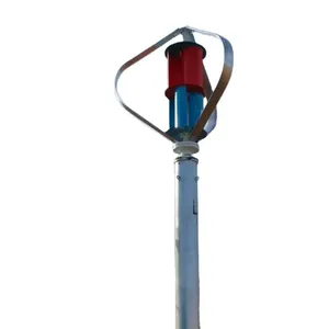 Chinese factory 2000w 300w low noise wind turbine colorful vertical wind generator 12v 24v 48v permanent magnetic