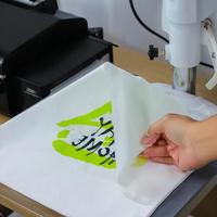 Film de transfert DTF à chaud pour presse à chaud, impression numérique de logos sur vêtements et t-shirts, matériau PET, 99 % de transfert