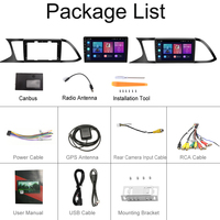 Autoradio 9 pouces Podofo Android 2 Din pour Seat Leon 2015-2018 Carplay Android Auto BT WiFi GPS Hi-Fi FM