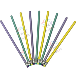 Vente en gros de crayons de bureau aiguisés en bois design tendance HB crayons d'école personnalisés de haute qualité avec oreillette pour étudiants - Product Image 6