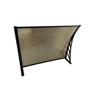 Soportes fuertes para toldos y <span class=keywords><strong>toldo</strong></span>, hoja de policarbonato de <span class=keywords><strong>150</strong></span> cm de largo y 100cm de profundidad para <span class=keywords><strong>ventana</strong></span>, refugio solar - Product Image 5
