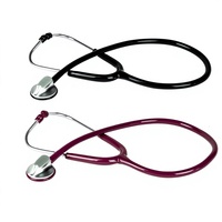 Stéthoscope cardiaque professionnel certifié MDR CE, livraison rapide, manuel, binaural, en alliage de zinc, à tête unique, pour médecins