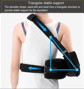 Imobilizador de Abdução de Ombro - Suporte para Lesões - Almofada para Alívio da Dor no Braço para Músculo do Manguito Rotador, Subluxação, Cirurgia - Product Image 4