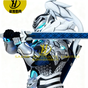 <span class=keywords><strong>3D</strong></span>-Printed EVA <span class=keywords><strong>Overwatch</strong></span> ชุดเกราะเสือสีขาวชุดตัวละครคอสเพลย์เกมชุดสวมใส่ได้ - Product Image 5