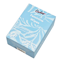 Cajas de Cartón para Toallitas Húmedas Portátiles Ecológicas con Logotipo Personalizado de Marca Privada, Impresión de Cajas de Papel Azul para Uso Personal