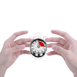 60分警報音調理タイマーキッチンツールステンレス鋼視覚磁気キッチンメカニカルタイマー - Product Image 6