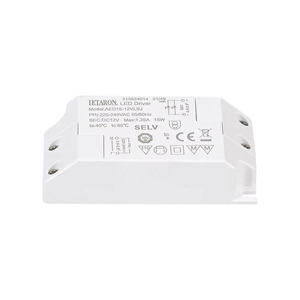 Letaron 240V đến <span class=keywords><strong>12V</strong></span> biến áp <span class=keywords><strong>12V</strong></span> cung cấp điện <span class=keywords><strong>12V</strong></span> <span class=keywords><strong>1250ma</strong></span> 15 Wát phổ biến dẫn lái xe với 30000 giờ bảo hành - Product Image 2