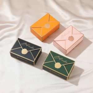 Caja de Regalo Cuadrada de Papel para Bombones de Chocolate, con Logotipo Personalizado, de Lujo, Vacía, para Bodas, para Almacenamiento de Dulces, con Laminado Mate - Product Image 6