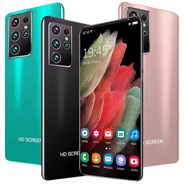 Good Cost Performance Unlocked S21 Ultra 5 Inch Mobile Phones Dual SIM 512m+4g Smart Phone Low Price Android SmartPhones