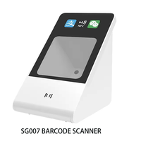 Scanner de codes-barres 2D professionnel pour ordinateur de bureau, lecteur NFC RFID, faible consommation d'énergie, pour la vérification des cartes d'identité des bureaux gouvernementaux