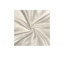 Crème ivoire blanc indien Dupioni soie tissu tissé style uni pour vêtements de mariée housse de coussin rideaux-pour mariages garçons filles