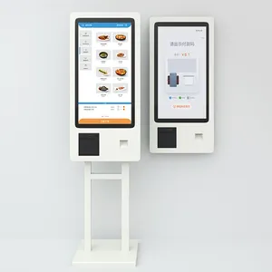 Wand Halterung/boden Stehen Selbst Service Zahlung Kiosk. schnelle Lebensmittel Speicher Bestellen Maschine