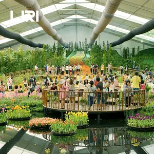 50x90m 빅 알루미늄 무역 쇼 태국에서 꽃 전시회를위한 텐트 하우스 전시회