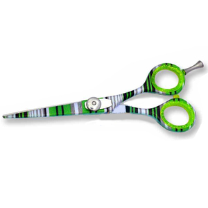 Ciseaux de barbier pliables en acier inoxydable, manche en caoutchouc, ciseaux professionnels pour la coupe de cheveux, salon de beauté - Product Image 5