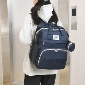 Portátil dobrável bebê cama moda impermeável Oxford Material grande capacidade fralda múmia saco com mamãe mochila - Product Image 4