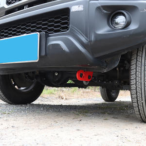 LUMA 3/5ドア19-24黒と赤のフロント左とリアスチールトウフック50ポンドスズキ第4世代ジムニーシエラJB64 JB74 JC74用 - Product Image 4