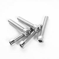 Vis en acier au carbone, oxyde noir, filetage fin, classe 12, tête Fillister, entraînement Torx, 6-48 pouces