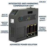 Réacteur à condensateurs triphasé intégré, dispositif de compensation intelligent pour l'amélioration de la qualité de l'énergie