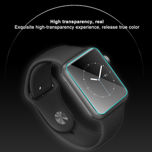 XOWO Protector de pantalla de película de vidrio templado para Apple Watch SE/Series 1/2/3/4/5/6 TPU resistente a los arañazos sin burbujas - Product Image 3