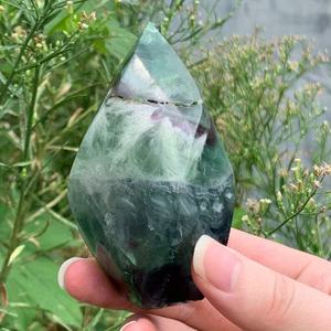 Fluorita Natural en Forma de Llama al por Mayor |   Espécimen Mineral Sólido, Ideal para Decoración del Hogar/Oficina, Regalo Único para Fiestas - Product Image 4