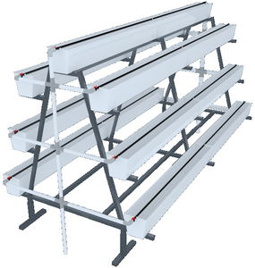 Gouttière de fraise en <span class=keywords><strong>PVC</strong></span> hydroponique à faible coût écologique pour serres agricoles Matériau PE pour l'utilisation des plantes - Product Image 2