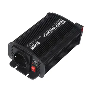 12/24v自动开关功率逆变器400瓦汽车逆变器12V 220V 400瓦改进型正弦波逆变器