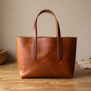 Pochette en cuir véritable imperméable, légère, durable, grande capacité, sac à main pour femme avec fermeture éclair, mode, porté épaule/bandoulière - Product Image 1
