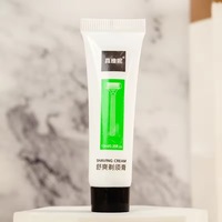Crème à raser jetable 10 ml pour hôtels, pour un rasage doux et facile, vente en gros