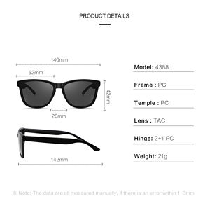 売れ筋 2025年格安 ファッション スクエア型 メガネ メンズ カスタマイズ カラフル フレーム UVカット 偏光サングラス - Product Image 6