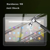 Protection d'écran en verre trempé 9H de haute qualité pour tablette Fire HD 10 2021 2023 HD 10 Plus avec boîte d'emballage de vente au détail