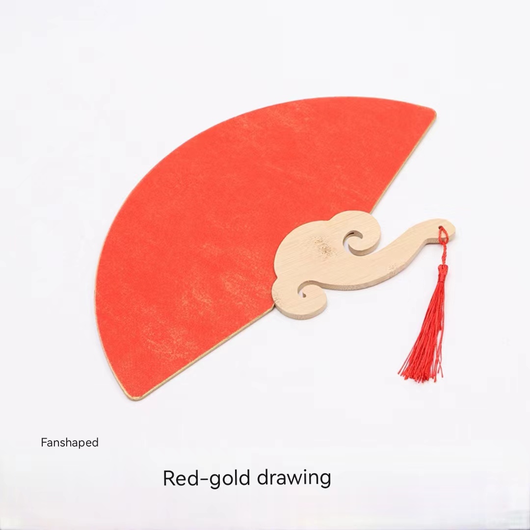En forma de abanico/Rojo