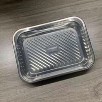 Boîtes à lunch réutilisables étanches en acier inoxydable Récipients de stockage de cuisine empilables faciles à nettoyer pour le stockage des aliments