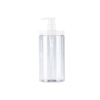 Bouteille de distribution de détergent à lessive pressurisé de grande capacité Bouteille de gel douche domestique Bouteille de distribution de liquide de savon pour les mains