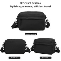 Crossbodytas voor heren Eenvoudige telefoontas Veelzijdige lichtgewicht messengertas Casual studentenschoudertas voor dames