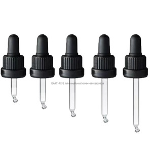 <span class=keywords><strong>5ml</strong></span> 10ml 15ml 20ml 30ml 50ml 100ml màu đen mờ tinh dầu silicon NBR PVC núm vú Bóng Đèn Thủy tinh nhựa Gradient Pipette ống nhỏ giọt - Product Image 1