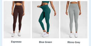 XW- CK132 Leggings de sport respirants et confortables à séchage rapide avec couture avant pour le fitness et le <span class=keywords><strong>yoga</strong></span>, contrôle du ventre - Product Image 6