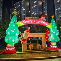 Arche gonflable de Noël Oxford Tree Arch pour l'extérieur, idéale pour les événements, les fêtes et les promotions, durable et résistante à l'eau